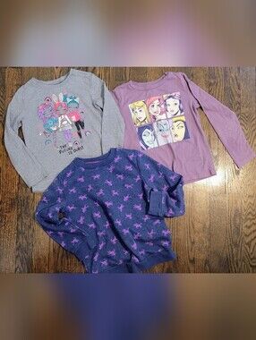Girls Lot Of Shirts Sz 6